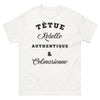 T-shirt Colmar blanc - têtue et rebelle
