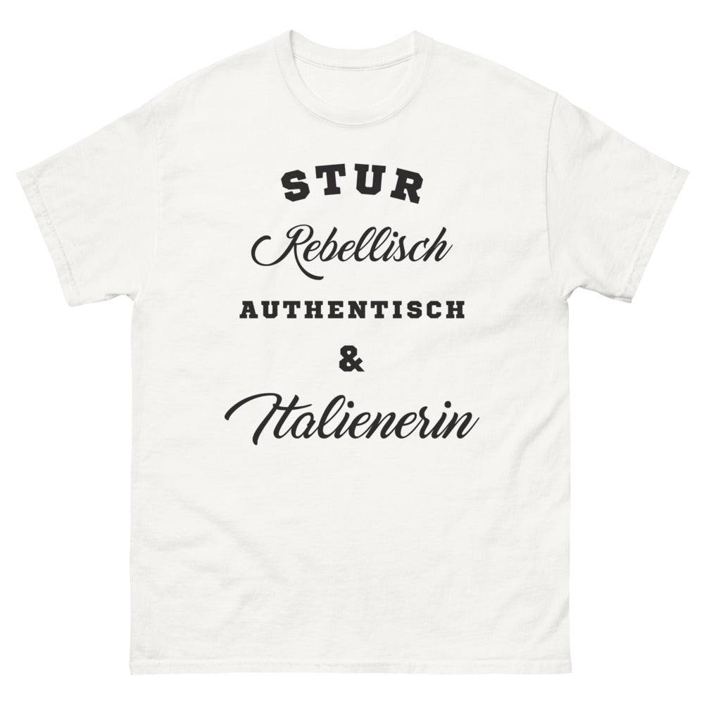 T-shirt Italien weiß - Stur rebelle authentico