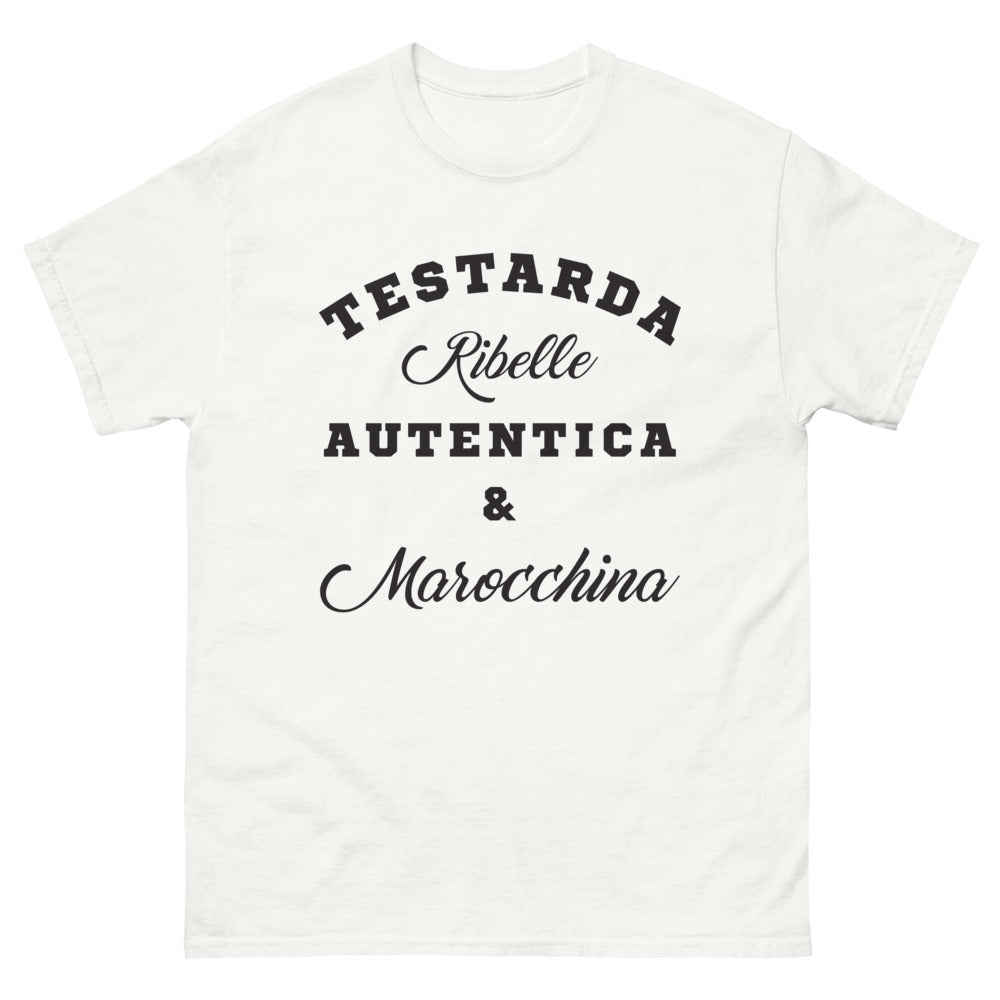 T-shirt Marocchina blanc - Testarda ribelle