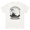 T-shirt péruvienne blanc - Arrête de me faire chier