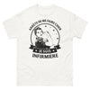 T-shirt infirmière blanc - Arrête de me faire chier, je suis infirmière