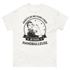 T-shirt handball blanc - arrête de me faire chier
