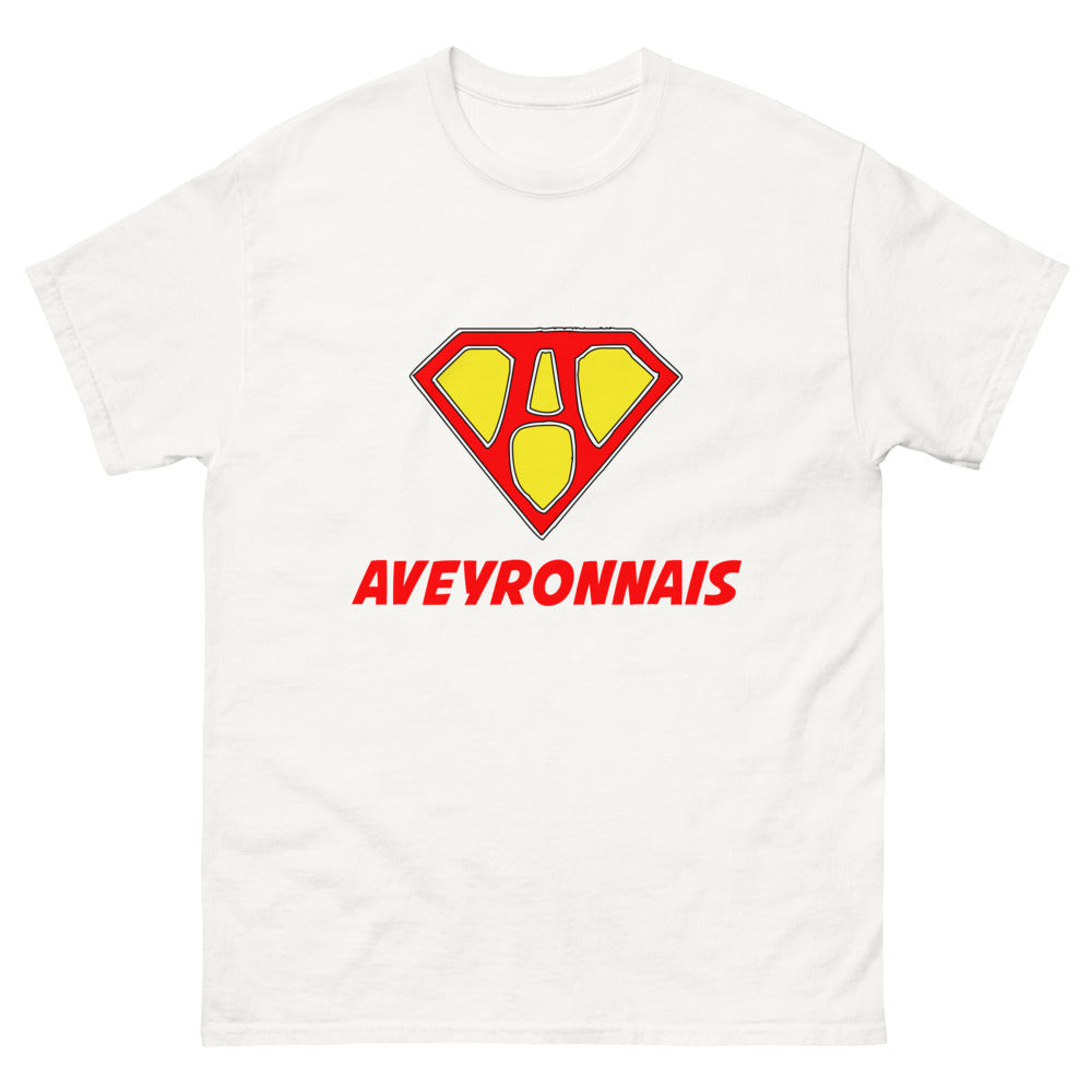 T-shirt Aveyronnais blanc - fierté d'Aveyron