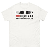 Thumbnail for T-shirt Guadeloupe blanc - C'est là que mon histoire commence
