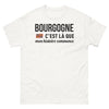 T-shirt Bourgogne blanc - C'est là que mon histoire commence