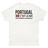 T-shirt Portugal blanc - Portugal, c'est là que mon histoire commence