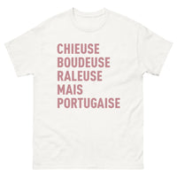 Thumbnail for T-shirt Portugaise blanc - chieuse, boudeuse, râleuse