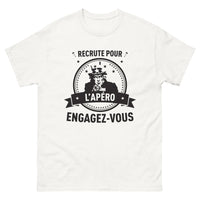 Thumbnail for T-shirt apéro blanc - Recrute pour l'apéro