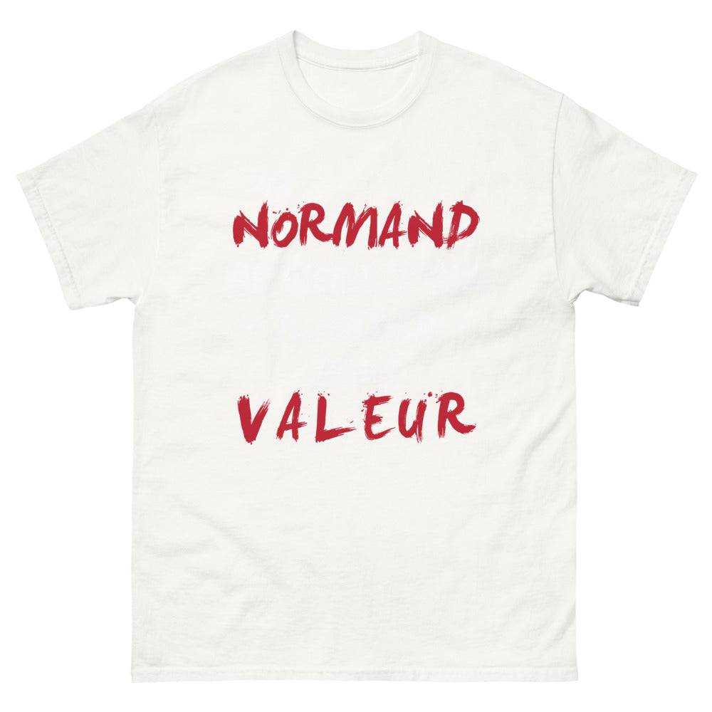 T-shirt Normand blanc - Un Normand ne vieillit pas