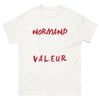 T-shirt Normand blanc - Un Normand ne vieillit pas