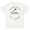 T-shirt Caissière blanc - caissière râleuse et fière
