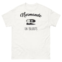 Thumbnail for T-shirt Normande blanc - Normande en baskets