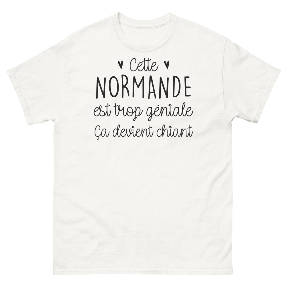 T-shirt Normande blanc - Trop Géniale
