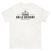 T-shirt féminisme blanc - On ne naît pas femme : on le devient