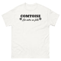 Thumbnail for T-shirt Comtoise blanc - Comtoise mère en fille