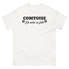 T-shirt Comtoise blanc - Comtoise mère en fille