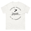 T-shirt chieuse râleuse yogiste blanc - humour yogiste