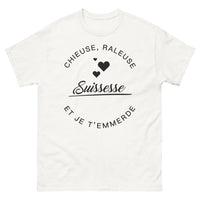 Thumbnail for T-shirt Suisse blanc - Chieuse râleuse helvétique