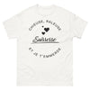 T-shirt Suisse blanc - Chieuse râleuse helvétique