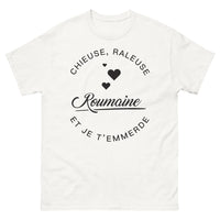 Thumbnail for T-shirt Roumaine blanc - Chieuse râleuse et Je t'emmerde