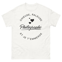 Thumbnail for T-shirt Chieuse, Râleuse, Photographe blanc - fort caractère
