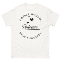 Thumbnail for T-shirt Poitevine blanc - chieuse râleuse poitevine