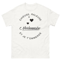 Thumbnail for T-shirt Narbonne blanc - Chieuse râleuse Narbonne – Je t'emmerde