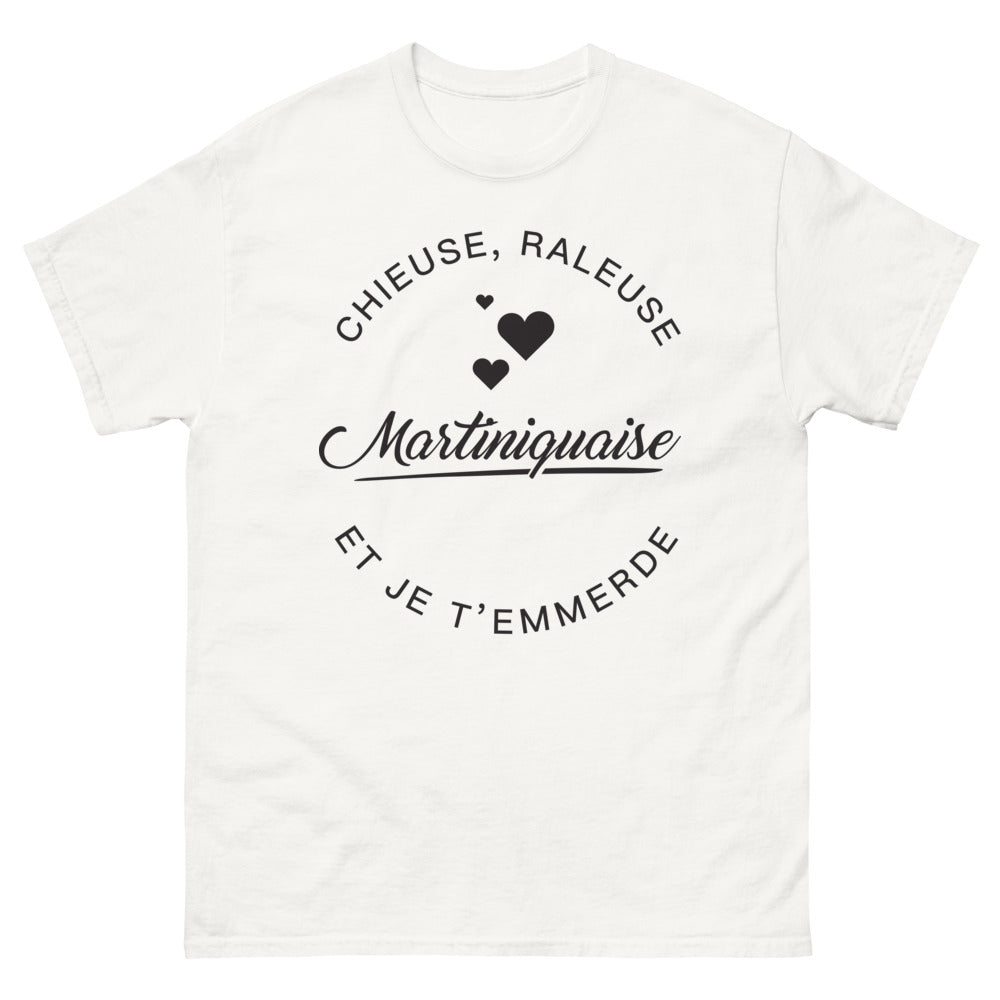 T-shirt Martiniquaise blanc - Chieuse râleuse martiniquaise