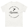 T-shirt Lozère blanc - Chieuse râleuse Lozérienne