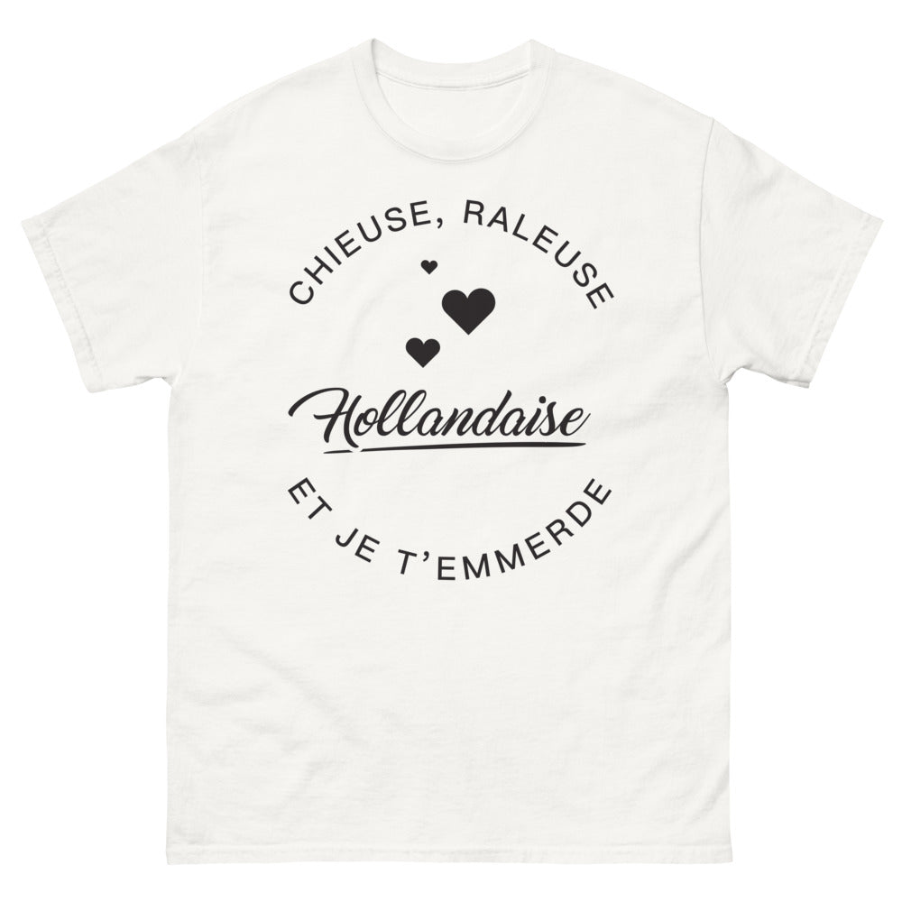 T-shirt Hollandaise blanc - chieuse râleuse
