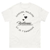 T-shirt Haïtienne blanc - chieuse râleuse audacieuse
