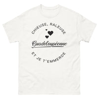 Thumbnail for T-shirt Guadeloupéenne blanc - chieuse râleuse guadeloupéenne
