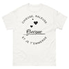 T-shirt Grecque blanc - Chieuse râleuse grecque