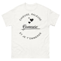 Thumbnail for T-shirt Gameuse blanc - Chieuse, râleuse et gameuse