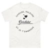 T-shirt Gardoise blanc - chieuse râleuse