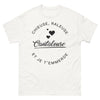 T-shirt Cantal blanc - Chieuse râleuse cantalouse