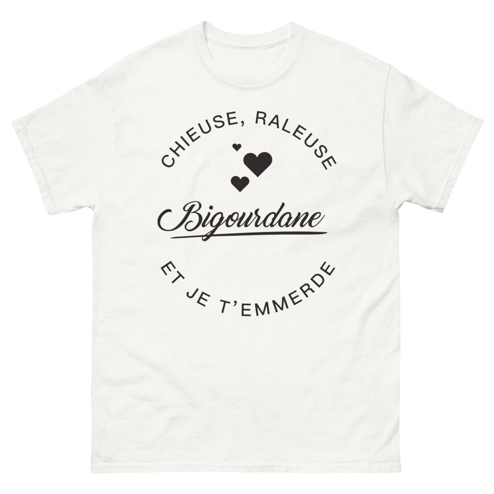T-shirt Bigourdan Esprit Libre blanc - chieuse-râleuse bigourdane