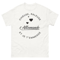 Thumbnail for T-shirt Allemagne blanc - attitude râleuse allemande