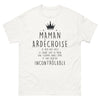 T-shirt Ardèche blanc - cœur sur la main