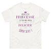 T-shirt femme de policier blanc - princesse déjà prise