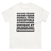 T-shirt Vosgienne blanc - Maligne comme une renarde des Vosges
