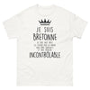 T-shirt Bretagne blanc - cœur sur la main