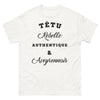 T-shirt Aveyronnais blanc - Têtu, Rebelle & Authentique