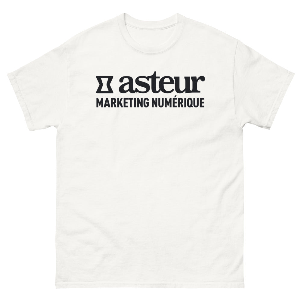 T-shirt Québec blanc - Asteur Marketing Numérique