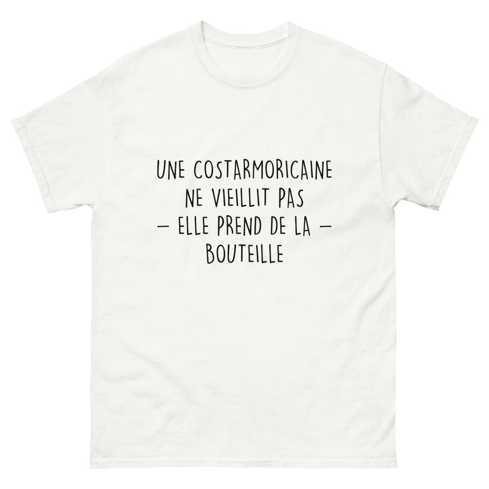 T-shirt Une Costarmoricaine Ne Vieillit Pas, Elle Prend de la Bouteille