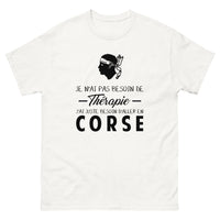 Thumbnail for T-shirt blanc en Corse - Thérapie