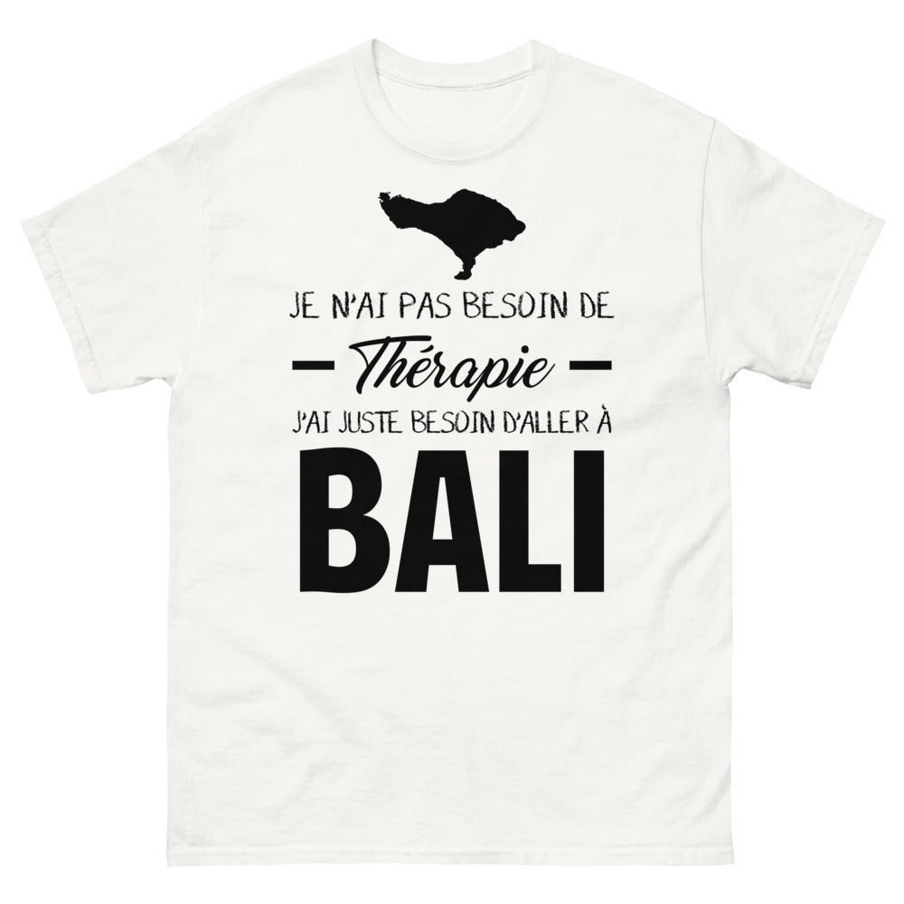 T-shirt blanc a Bali - Thérapie