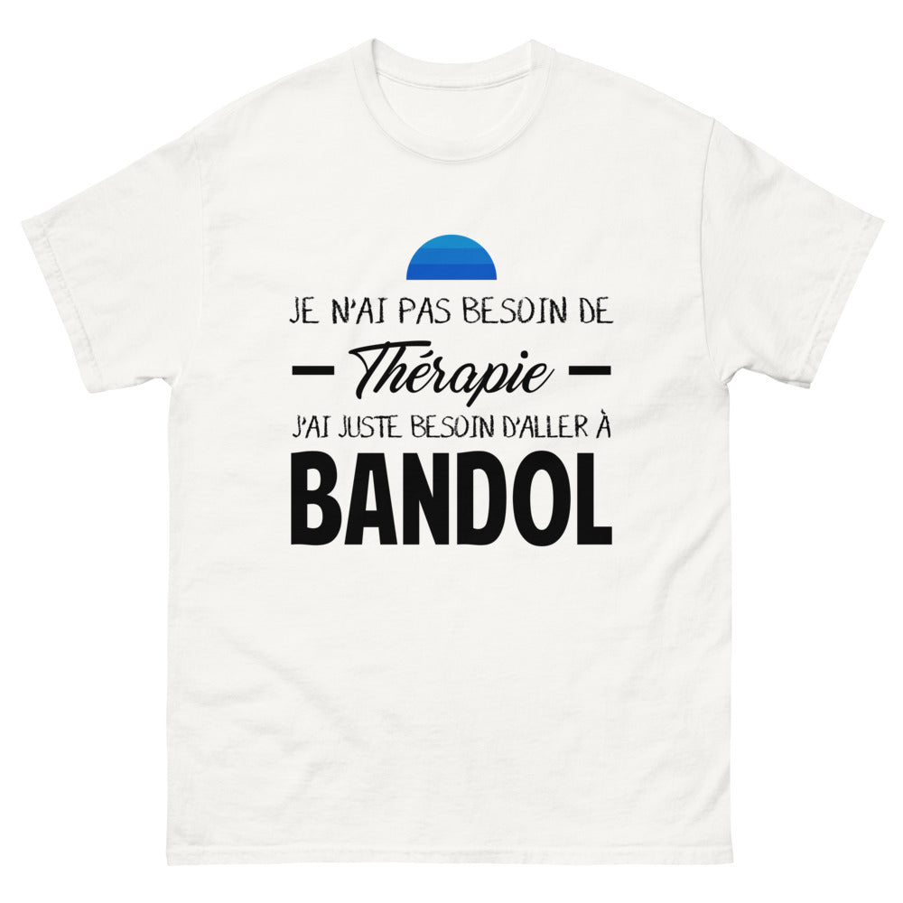 T-shirt blanc a Bandol - Thérapie