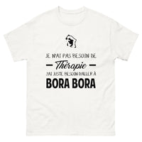 Thumbnail for T-shirt blanc a Bora Bora - Thérapie