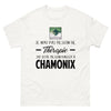 T-shirt blanc a Chamonix - Thérapie